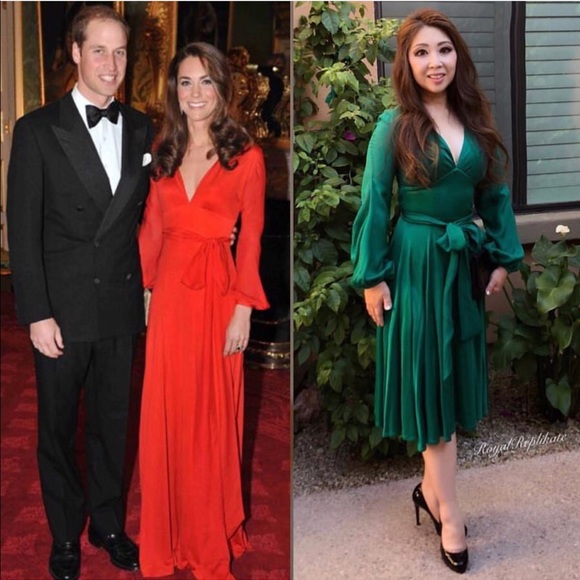 NWT Beulah London Green Dress  Kate Middleton - Picture 2 of 3